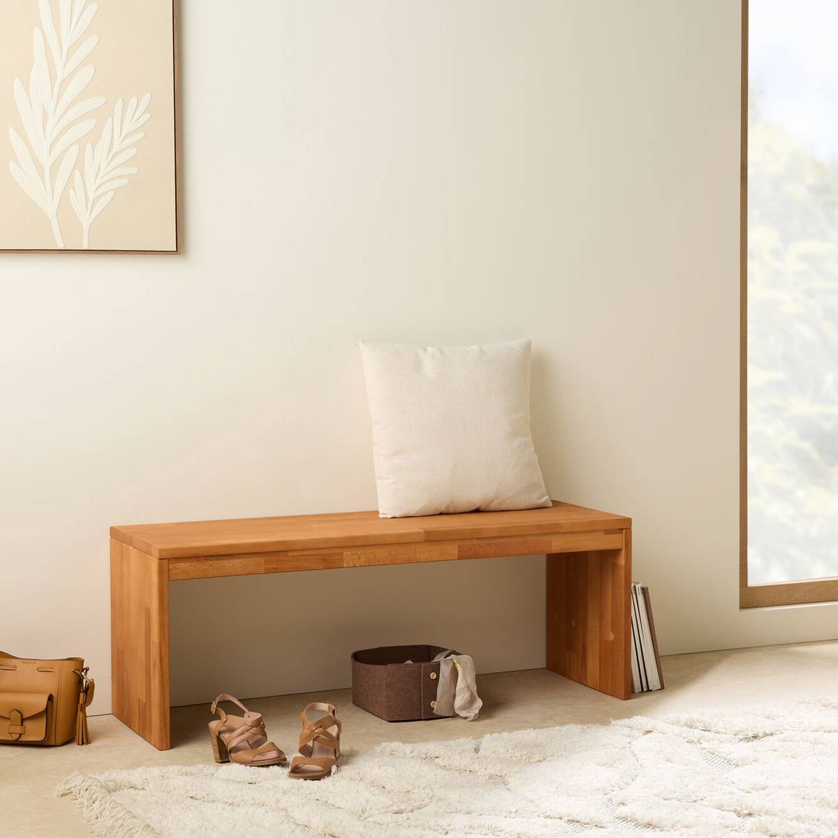 Banc bois massif 2 places Cyriel Banc bois massif 2 places Cyriel