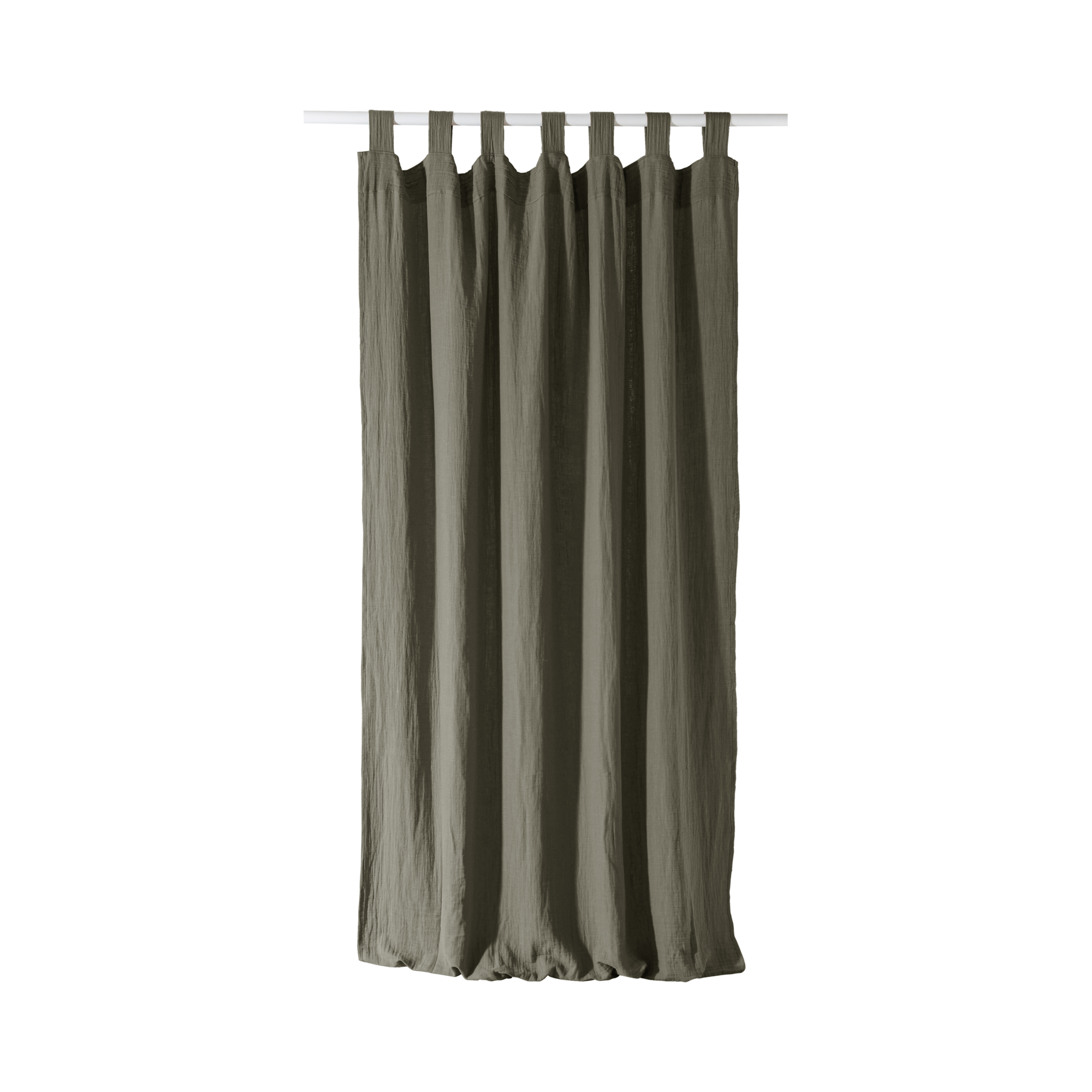 Rideau à pattes gaze de coton Cybelle