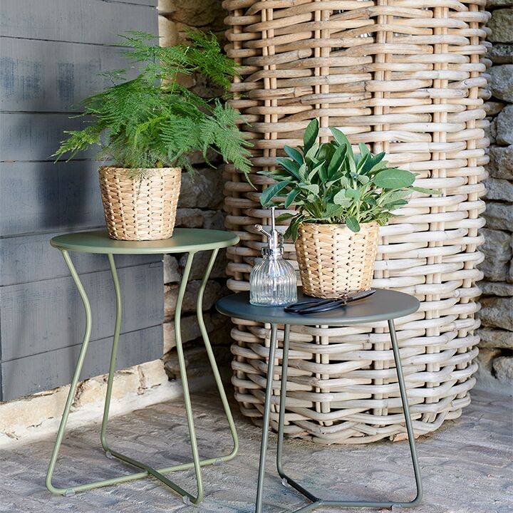 Table Basse Ronde Ø34,5 Cm Cocotte En Acier-image