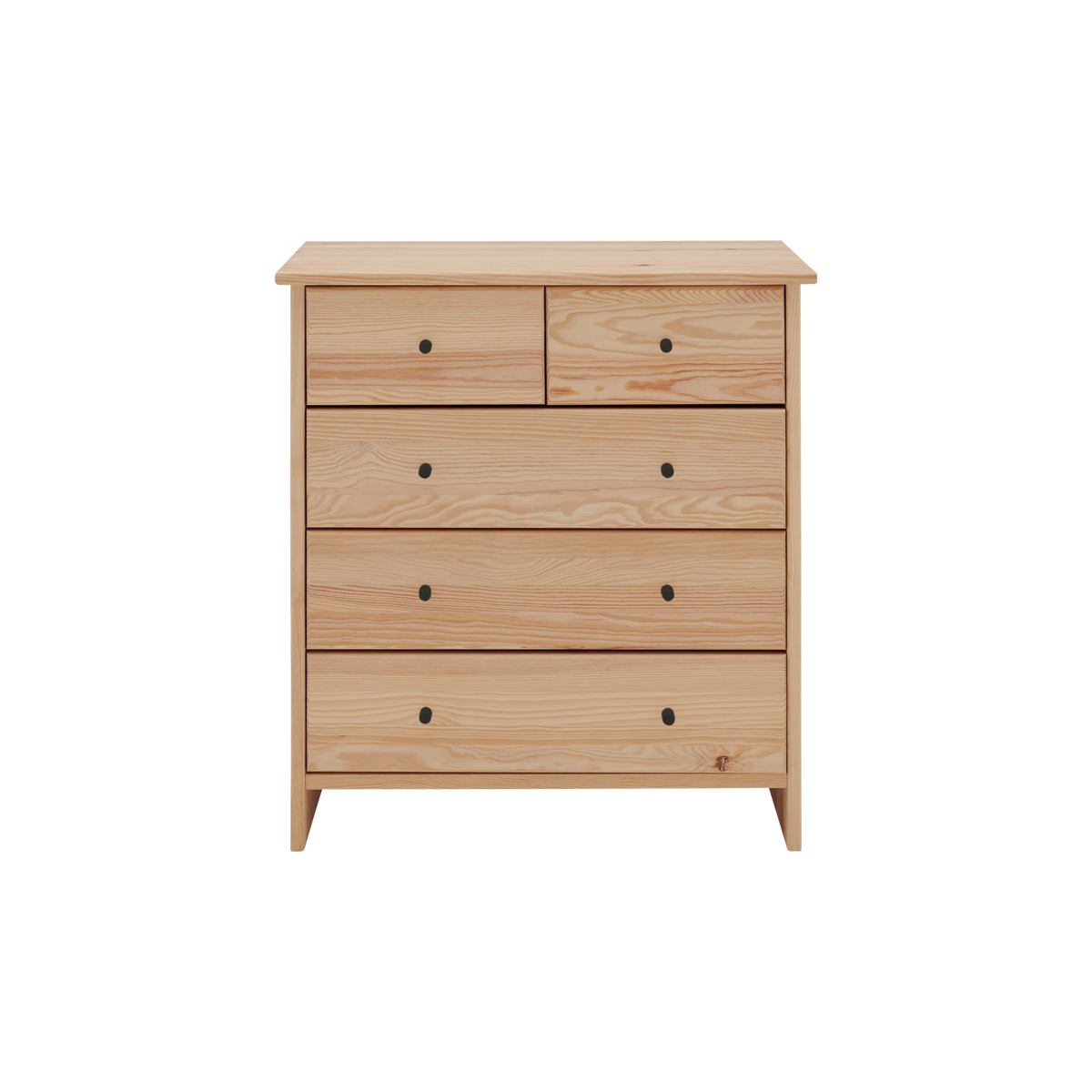 Commode bois massif 5 tiroirs Iris Commode bois massif 5 tiroirs Iris