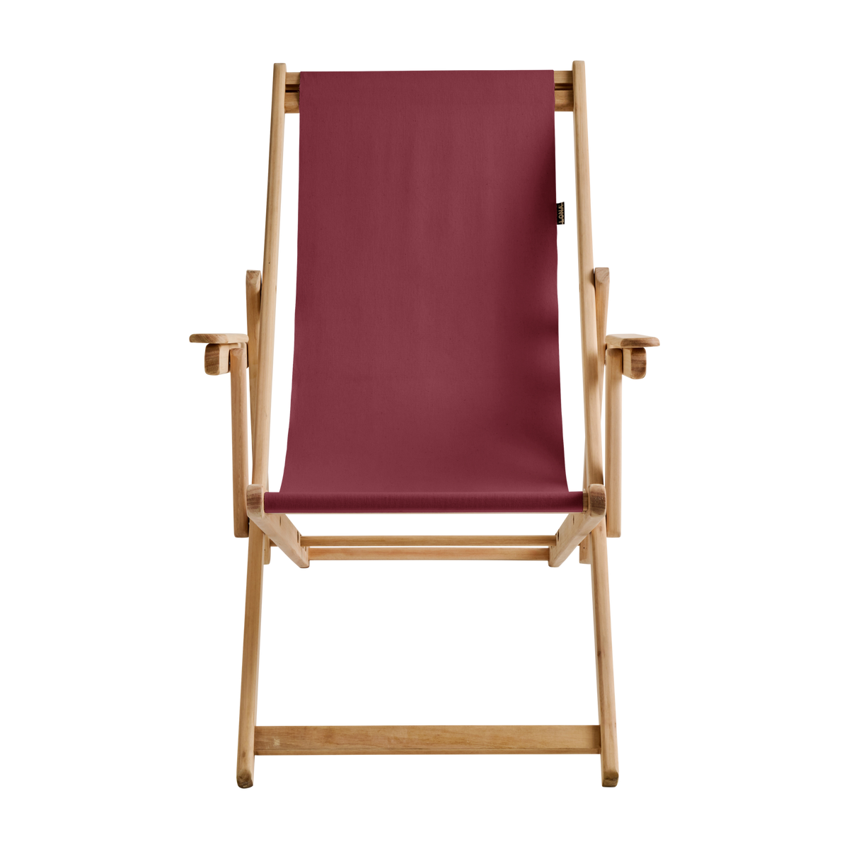 Chilienne Pliante avec Accoudoirs en Bois LONA Chilienne Pliante avec Accoudoirs en Bois LONA