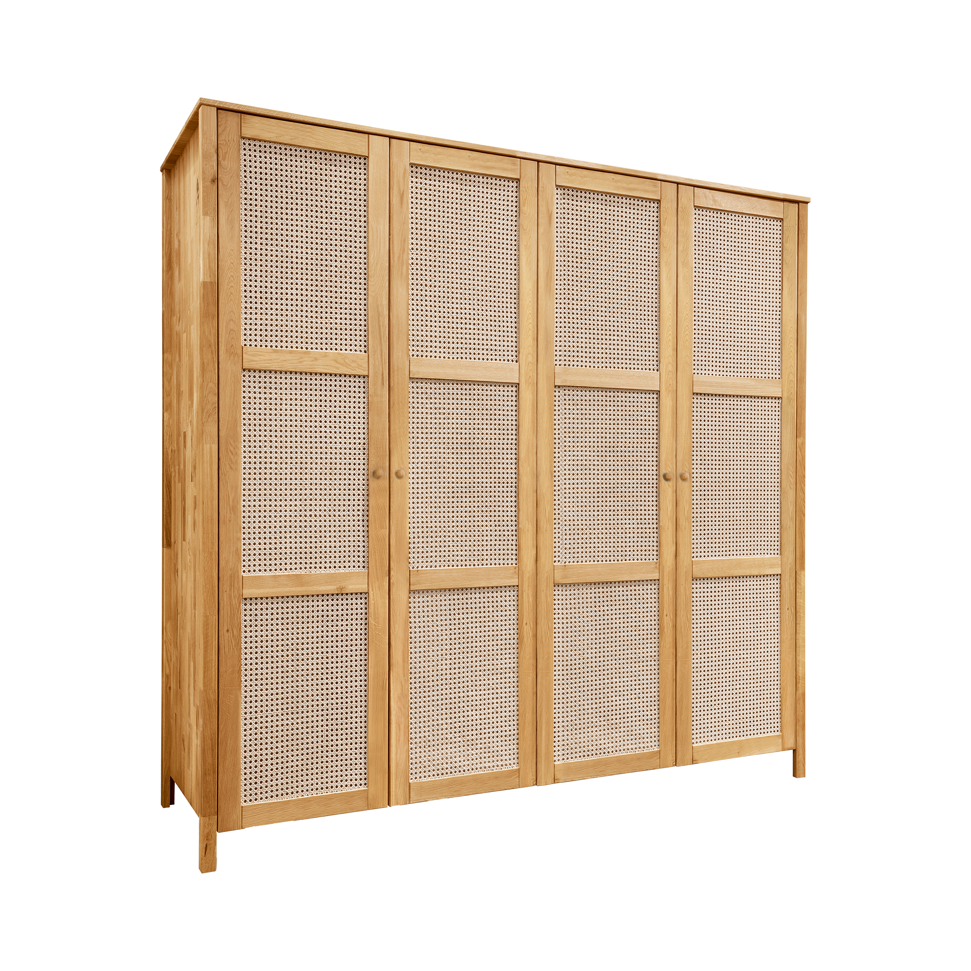 Armoire chêne massif 4 portes Capucine