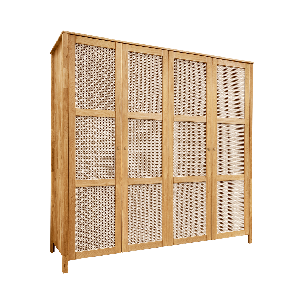Armoire chêne massif 4 portes Capucine Armoire chêne massif 4 portes Capucine