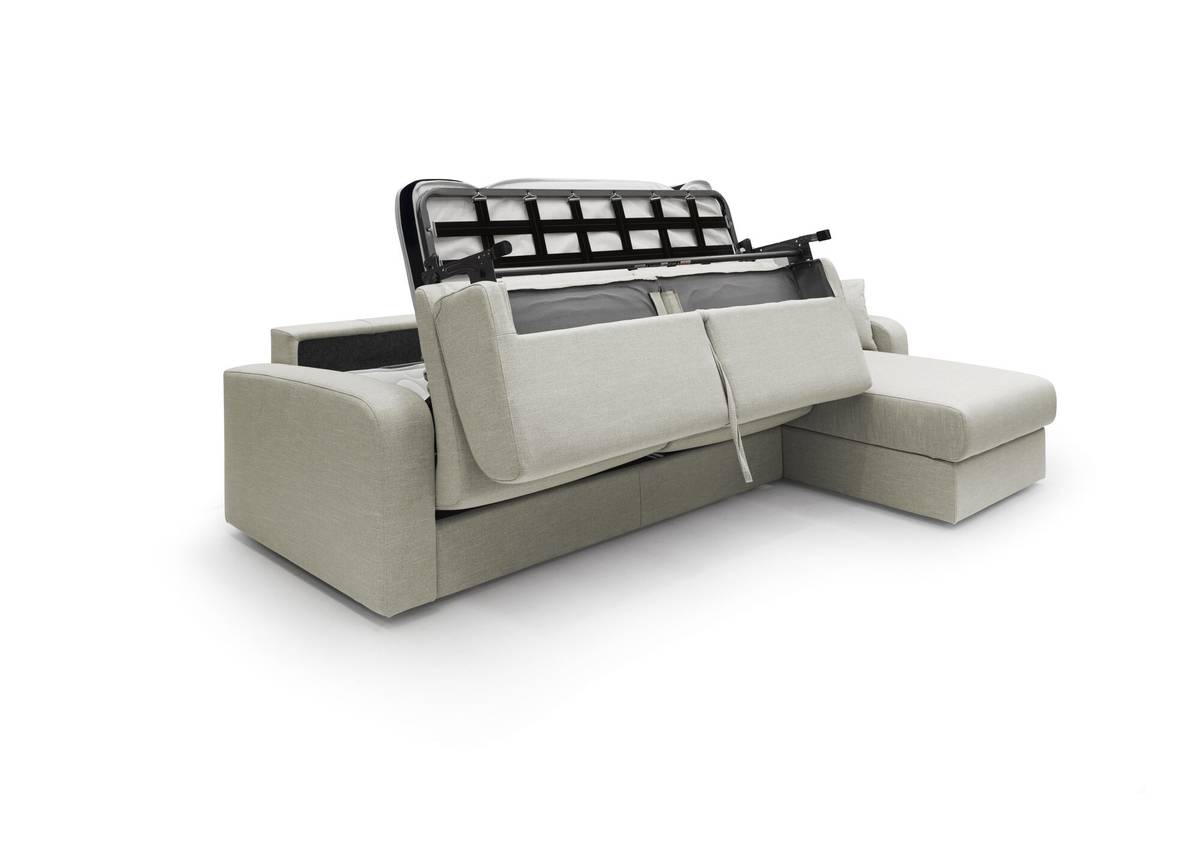 Canapé d'angle convertible et réversible tissu recyclé déhoussable Alizée Canapé d'angle convertible et réversible tissu recyclé déhoussable Alizée