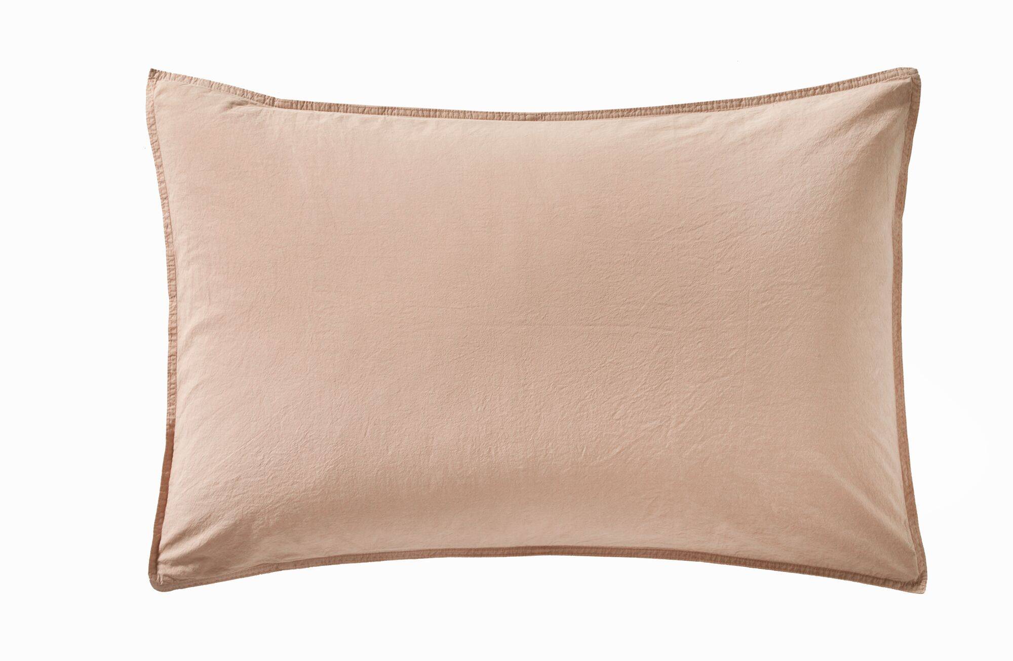 Taie percale lavée Bohème