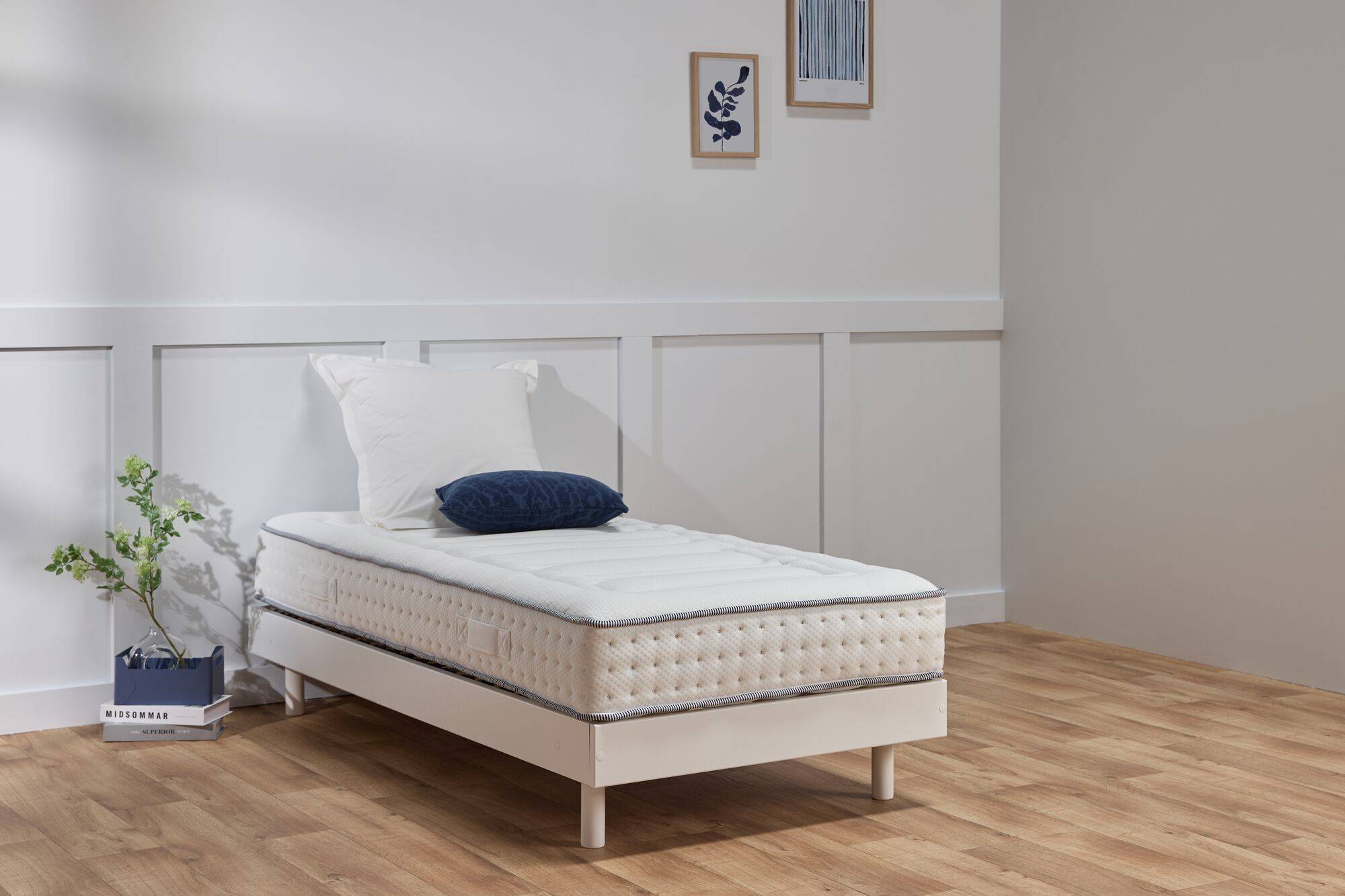 Matelas mémoire de forme et mousse haute densité épaisseur 22cm Ernest