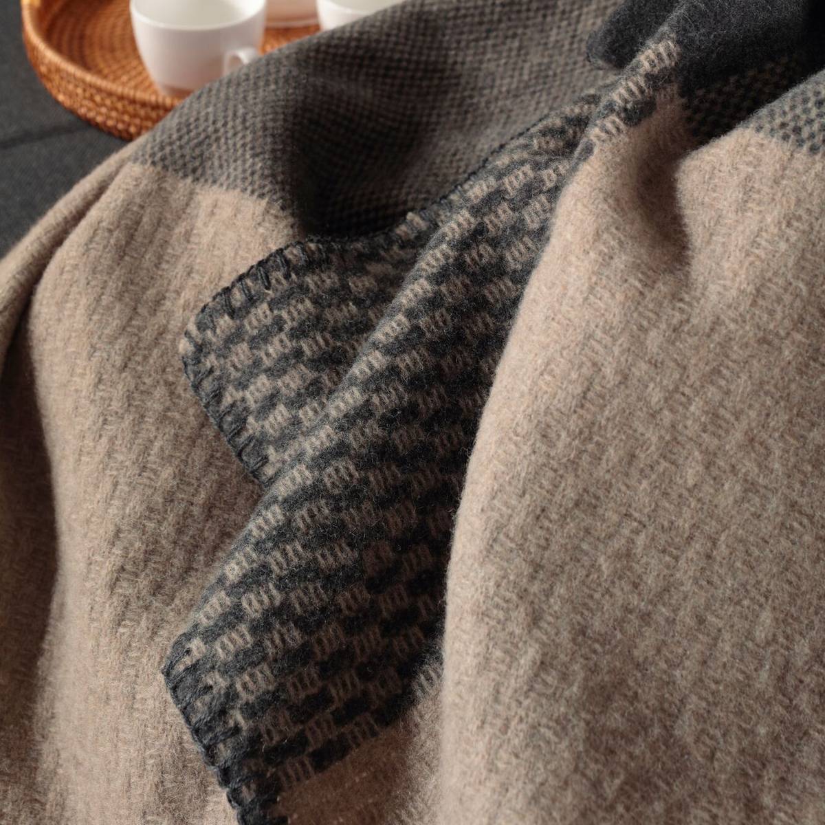 Plaid laine mérinos Béryl Plaid laine mérinos Béryl