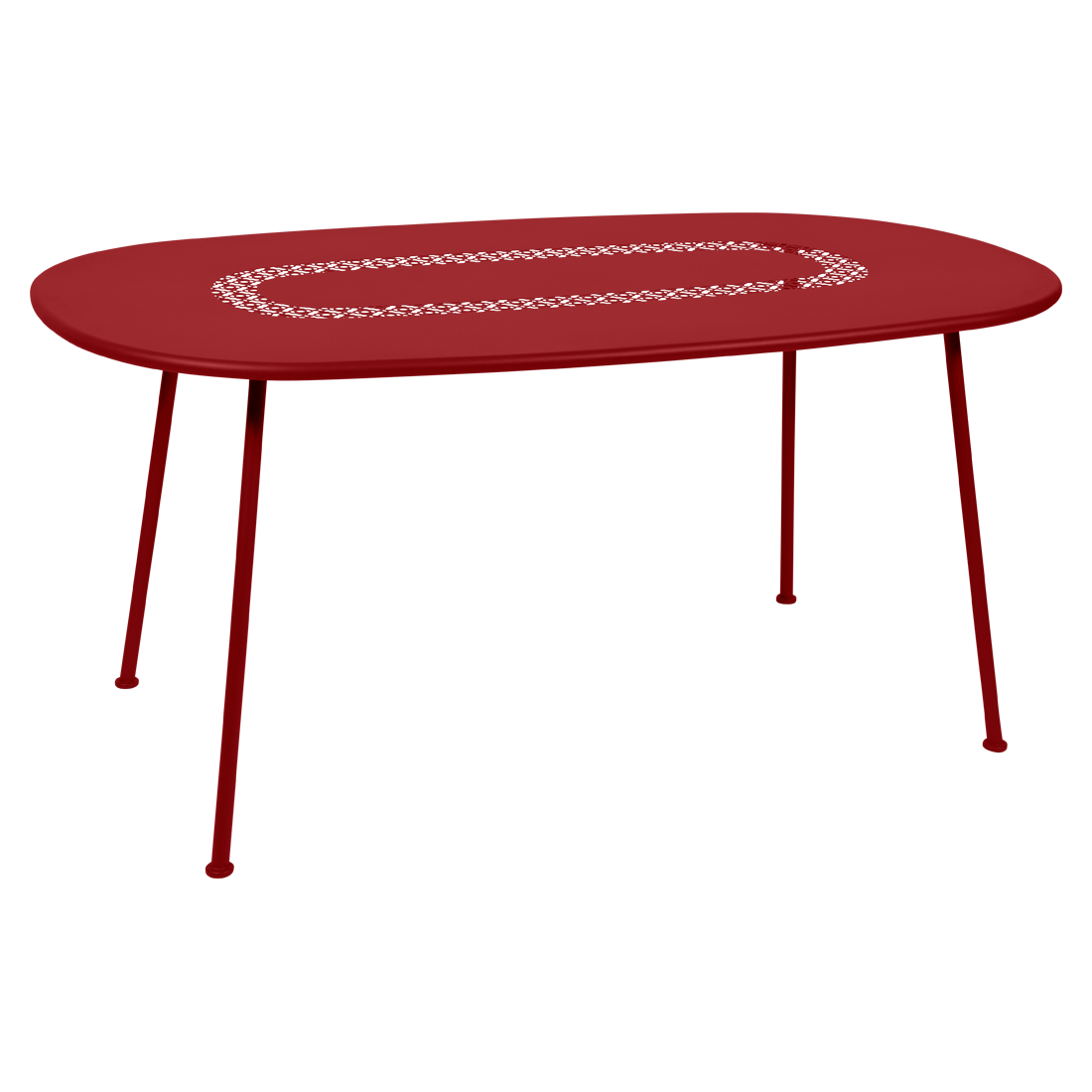 Table Ovale 160 x 90 cm Lorette en Acier