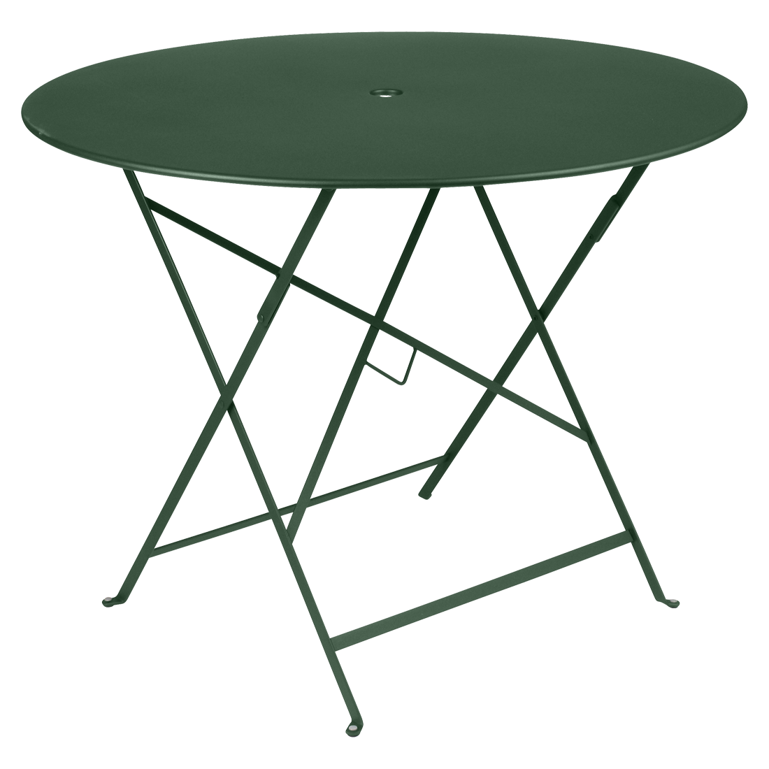 Table Ronde Pliante Ø96 cm Bistro en Acier