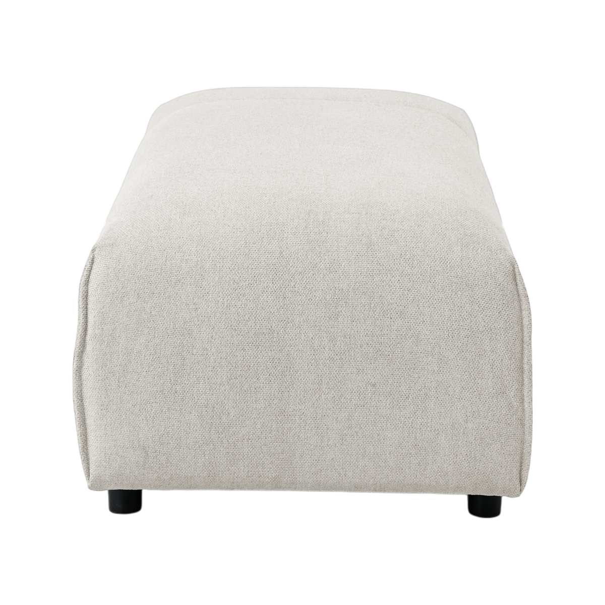 Pouf pour canapé modulable tissu Solal Pouf pour canapé modulable tissu Solal