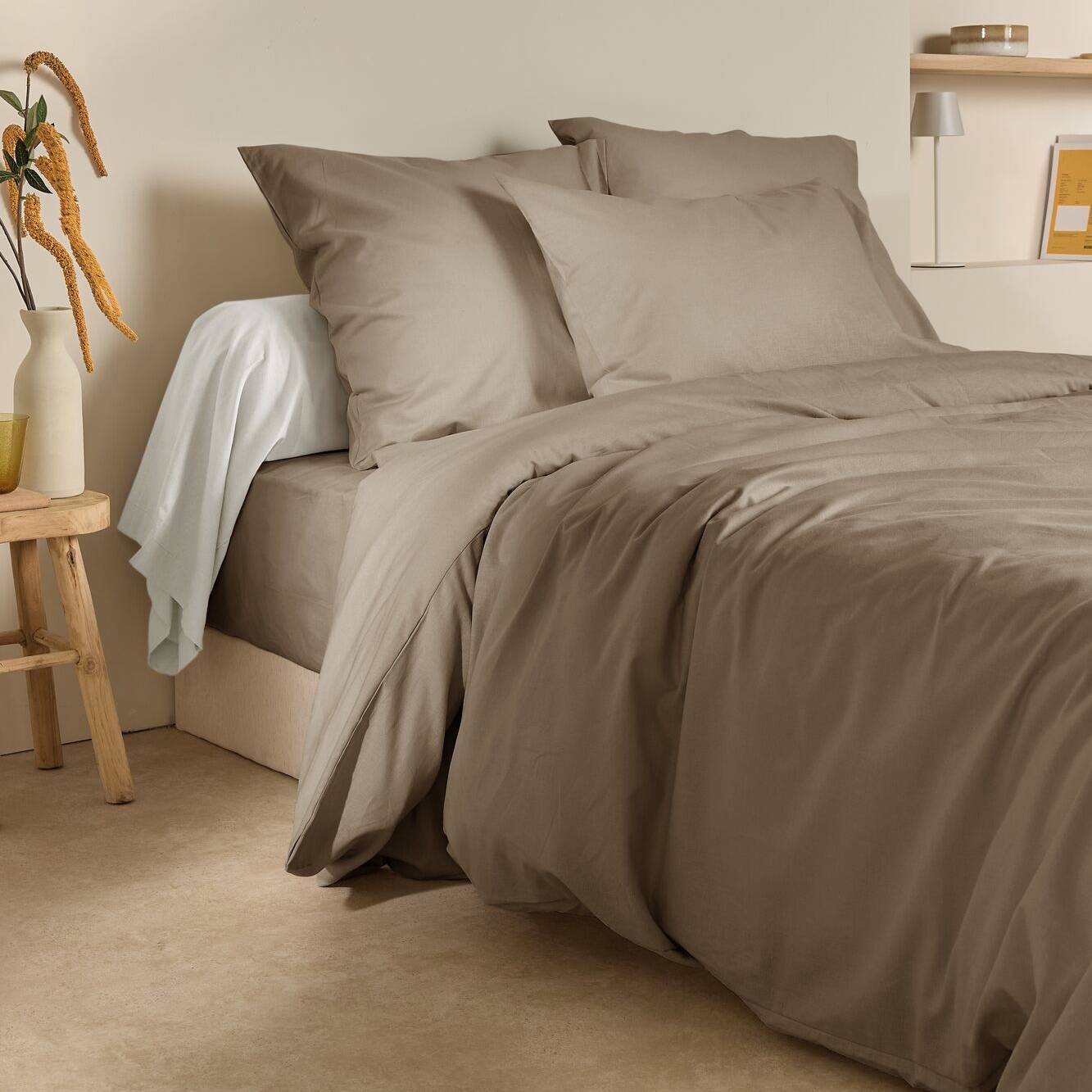 Housse de couette coton lin Valentine Housse de couette coton lin Valentine
