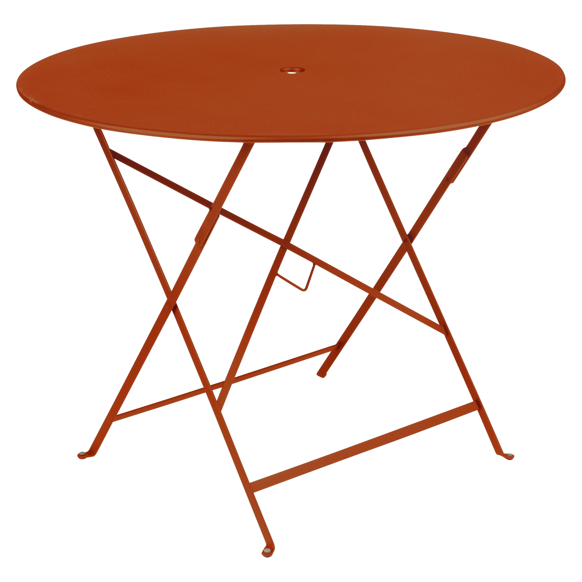 Table Ronde Pliante Ø96 cm Bistro en Acier