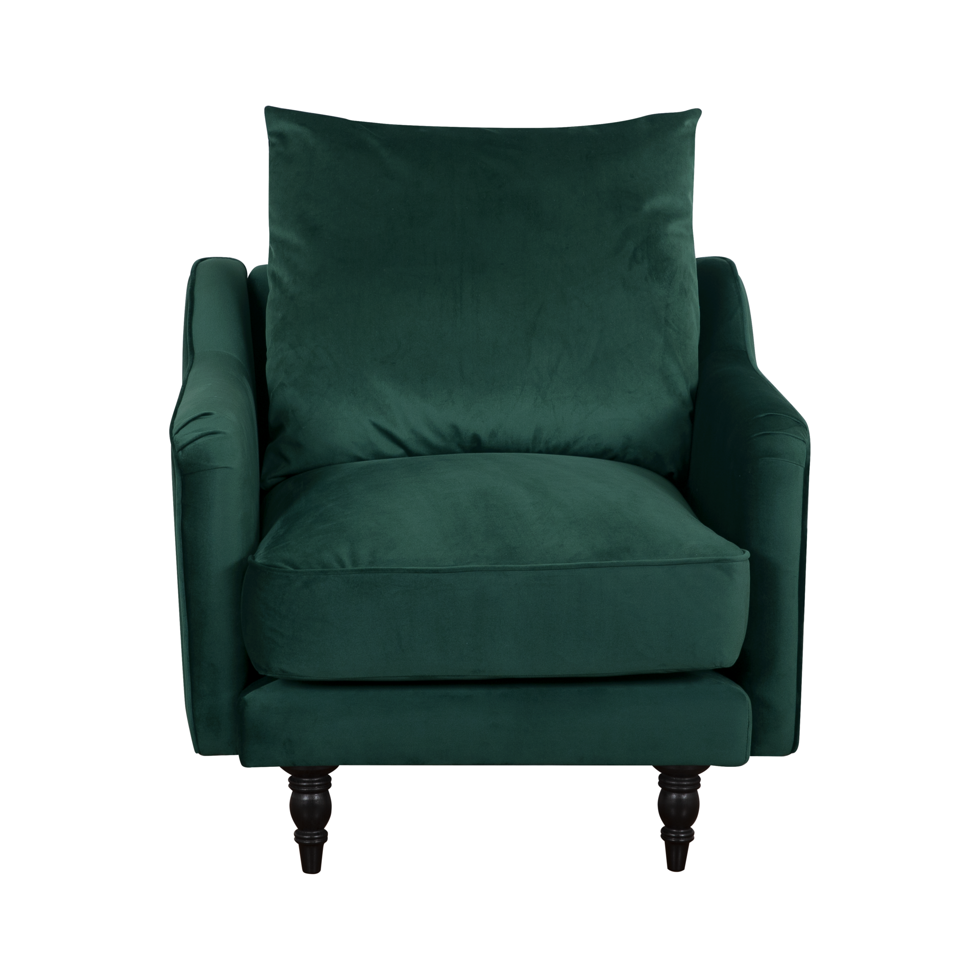 Fauteuil velours Olie