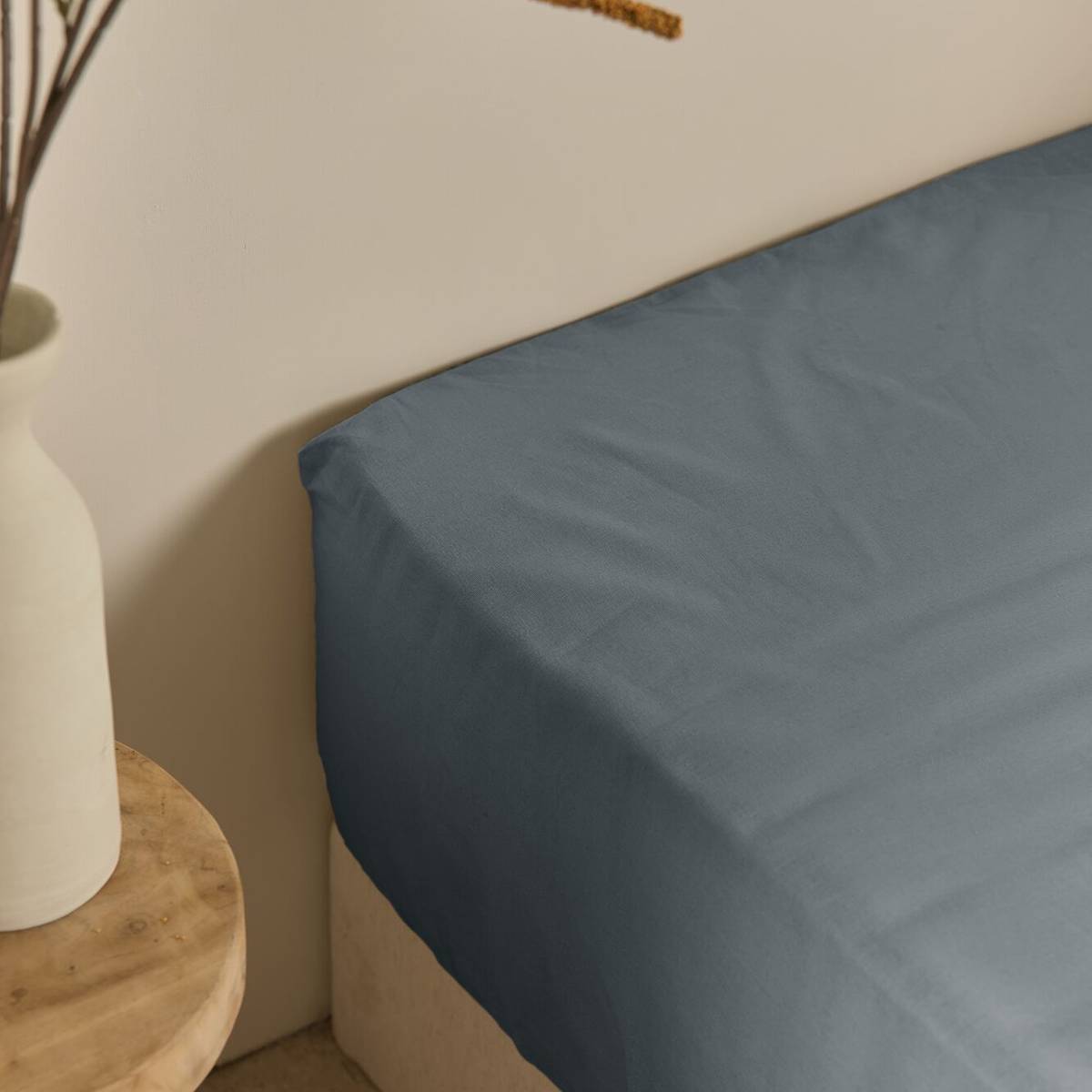 Drap housse coton lin Valentine Drap housse coton lin Valentine