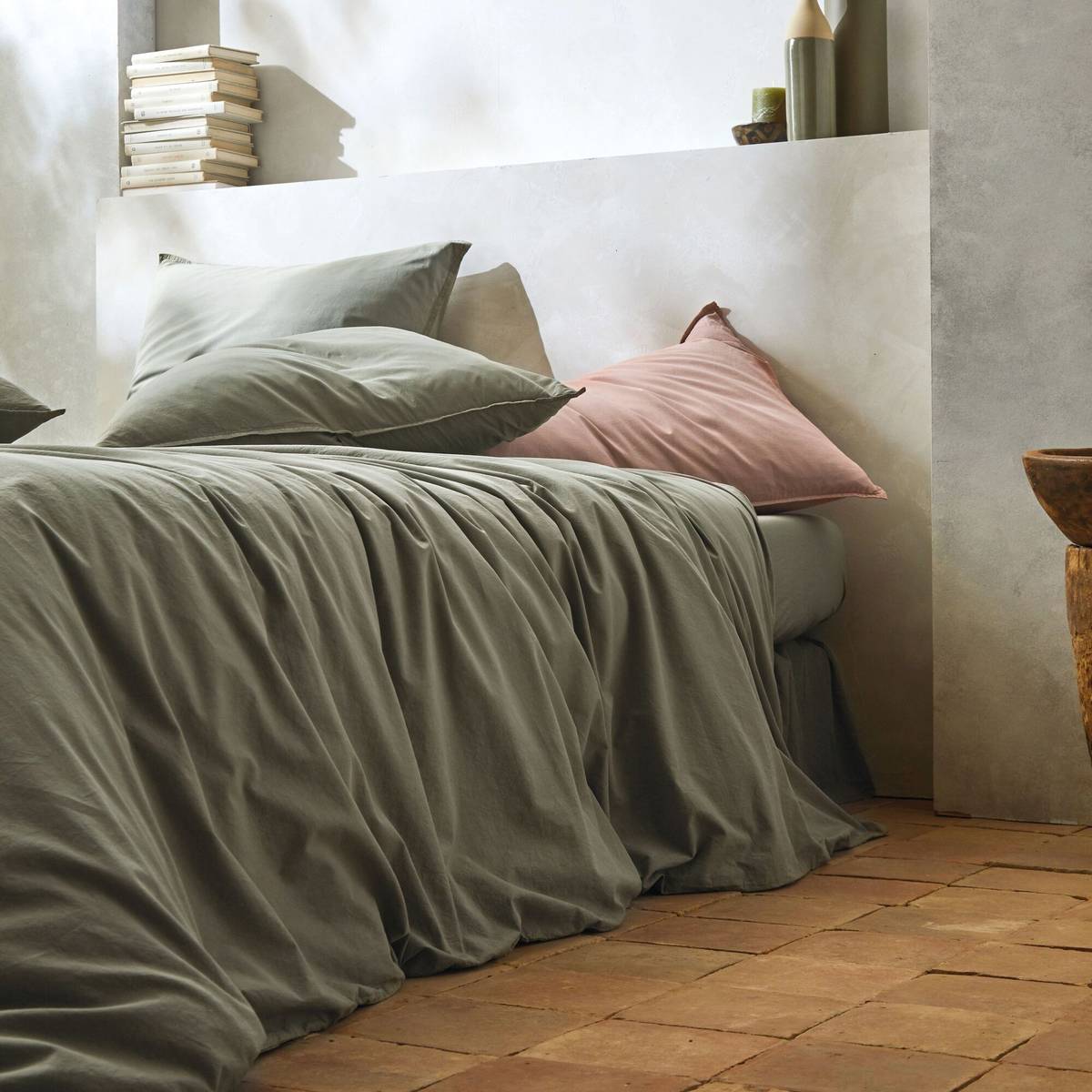 Housse de couette percale lavée Bohème Housse de couette percale lavée Bohème