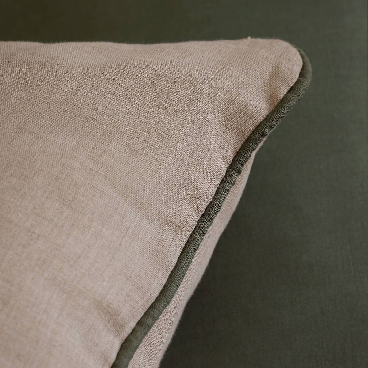 Coussin lin passepoil Carly Coussin lin passepoil Carly