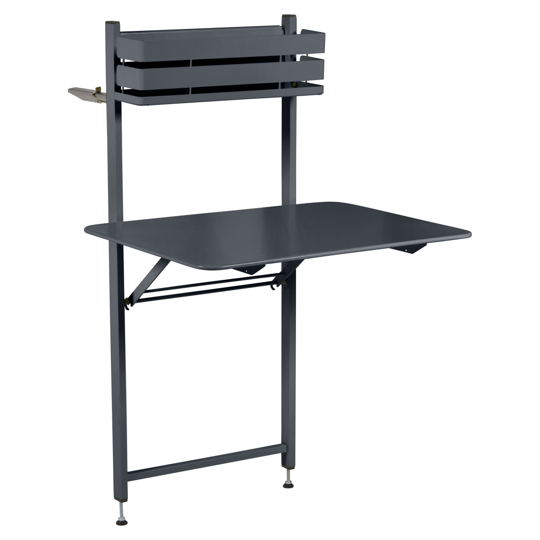 Table Balcon Rectangulaire Rabattable  57 x 77 cm Bistro en Acier FERMOB