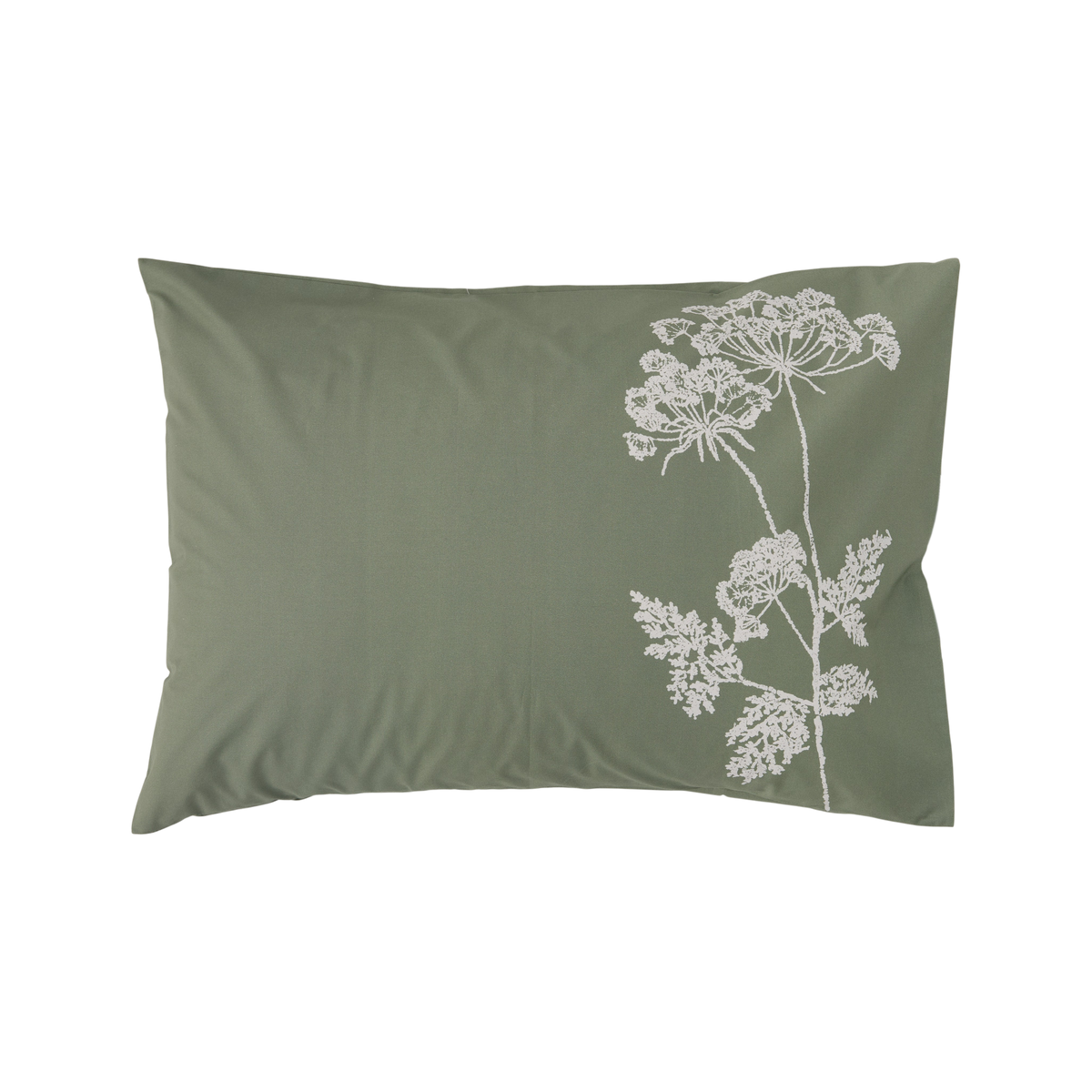 Lot de 2 taies d'oreiller percale Angélique CAMIF Lot de 2 taies d'oreiller percale Angélique CAMIF