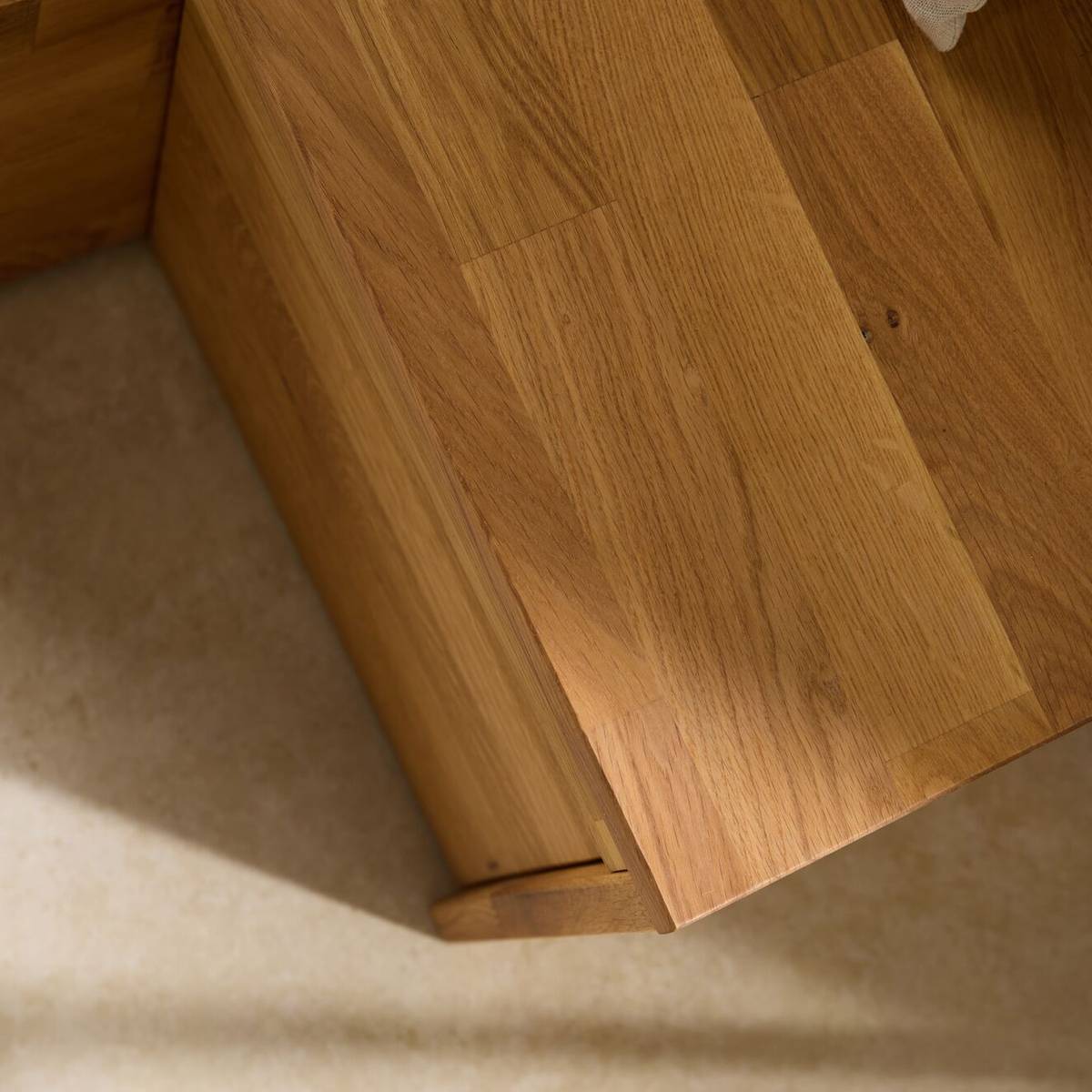 Banc bois massif 3 cubes de rangement Cyriel Banc bois massif 3 cubes de rangement Cyriel