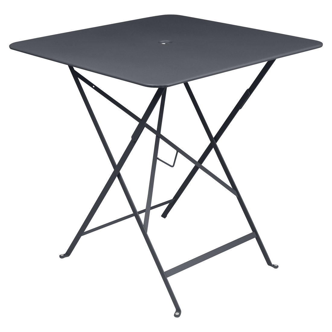 Table Carrée Pliante 71 x 71 cm Bistro en Acier