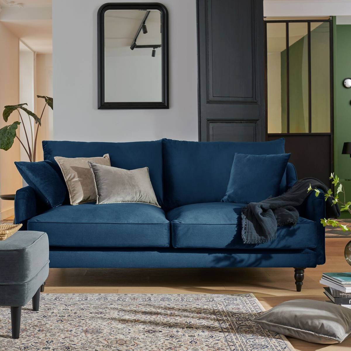 Canapé velours Olie Canapé velours Olie