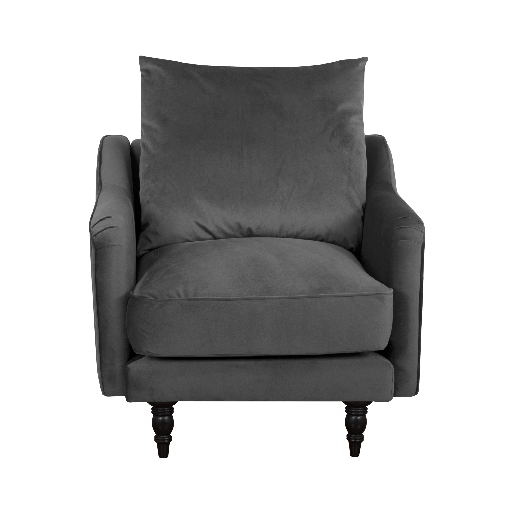 Fauteuil velours Olie