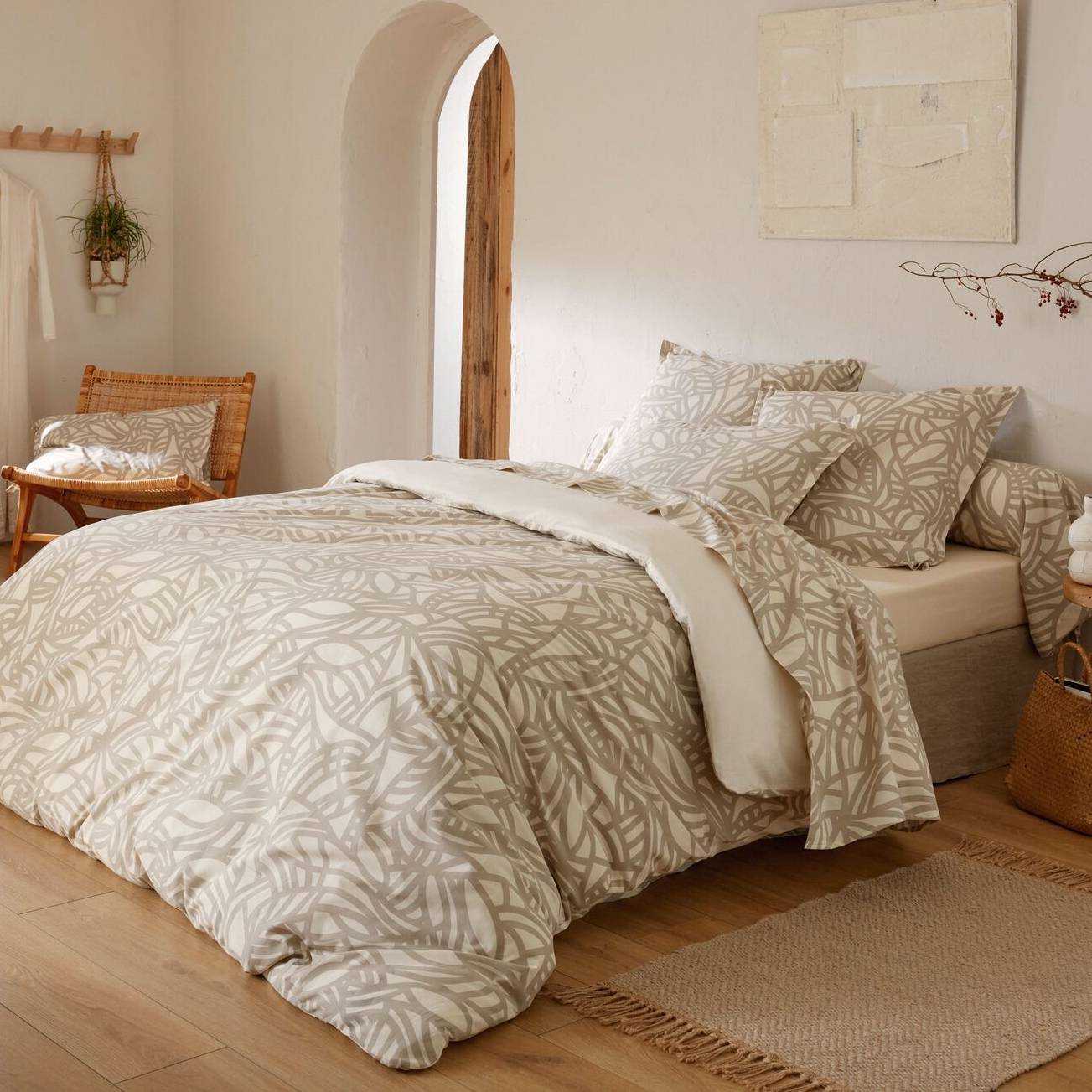 Housse de couette coton Séréna