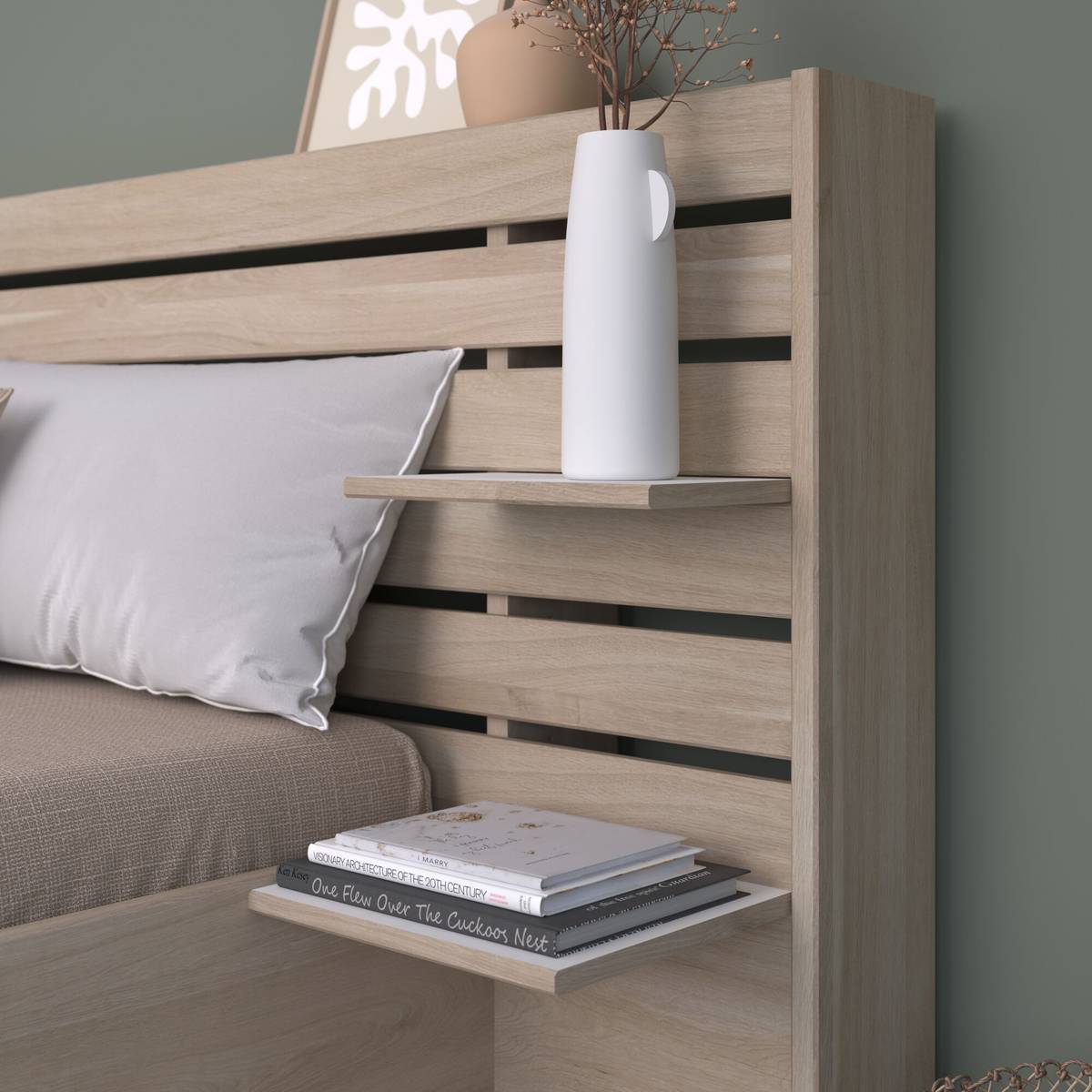 Lit avec tiroirs de rangement en option Palmyre Lit avec tiroirs de rangement en option Palmyre