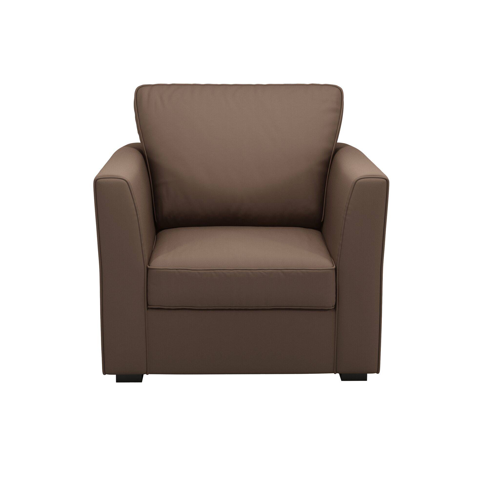 Fauteuil tissu coton déhoussable Marbella