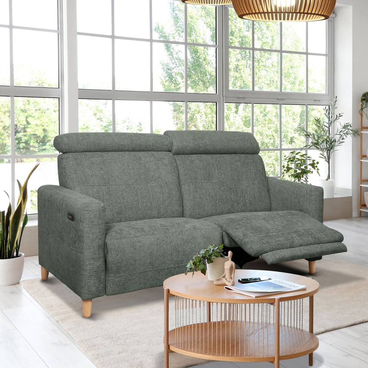 Canapé relax électrique tissu Chambord Canapé relax électrique tissu Chambord