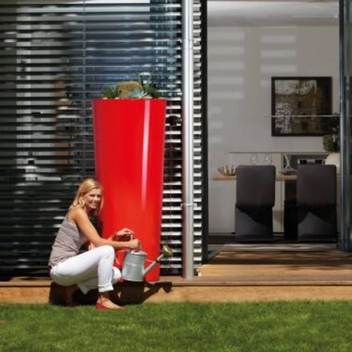 Kit Récupérateur d'Eau 350 L Color Tomate Kit Récupérateur d'Eau 350 L Color Tomate