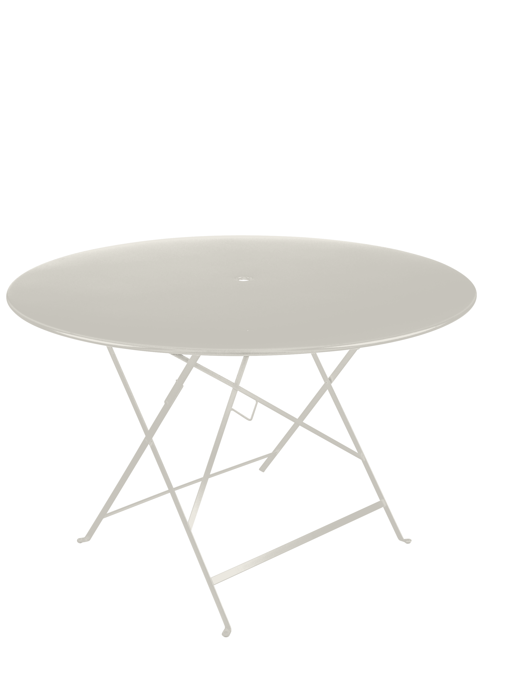 Table Ronde Pliante Ø117 cm Bistro en Acier