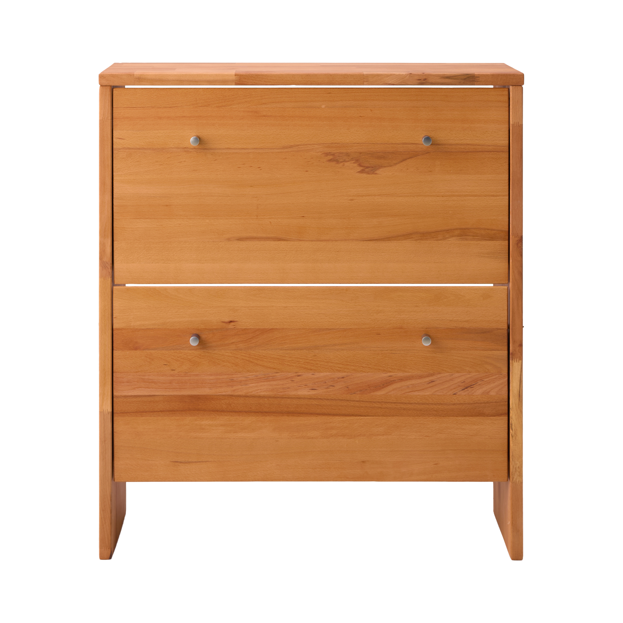 Meuble à chaussures en hêtre massif Cyriel