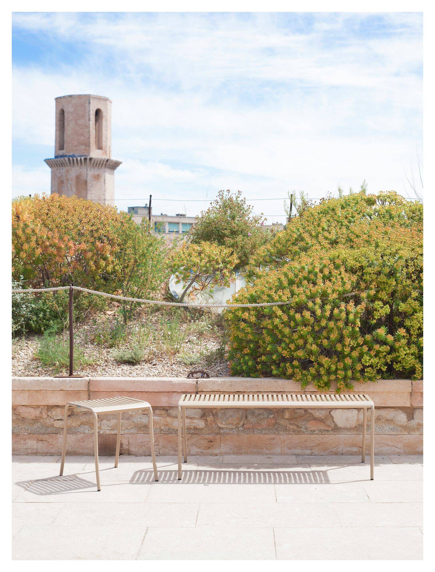 Tabouret lames Patio - Image 1