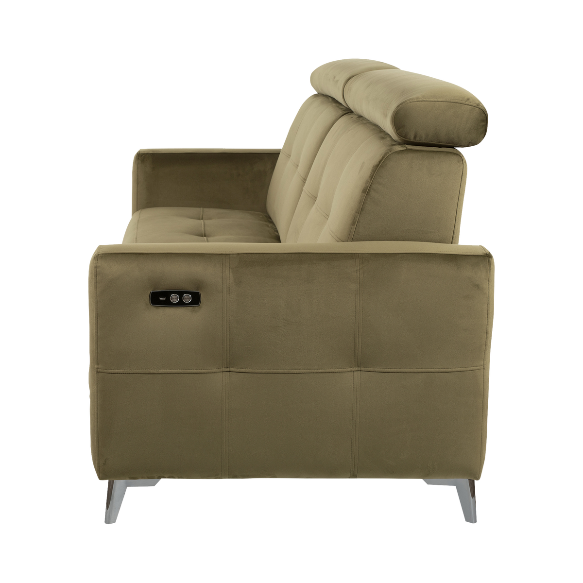 Canapé relax électrique velours Cheverny Canapé relax électrique velours Cheverny