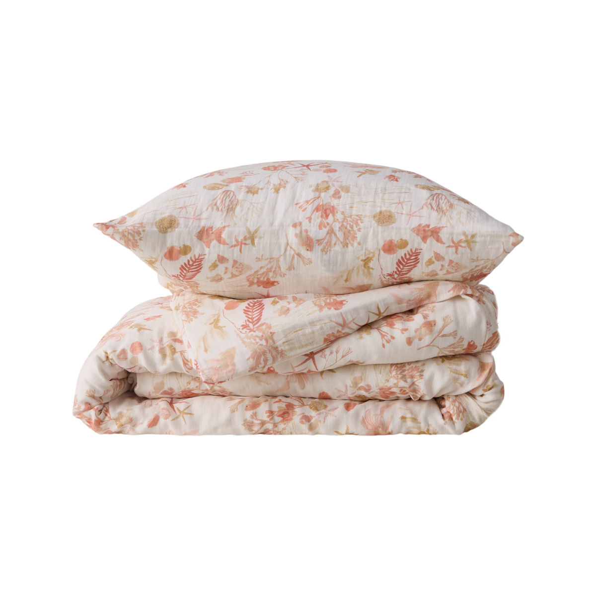 Parure de lit enfant gaze de coton Chansons d'eaux douces Parure de lit enfant gaze de coton Chansons d'eaux douces