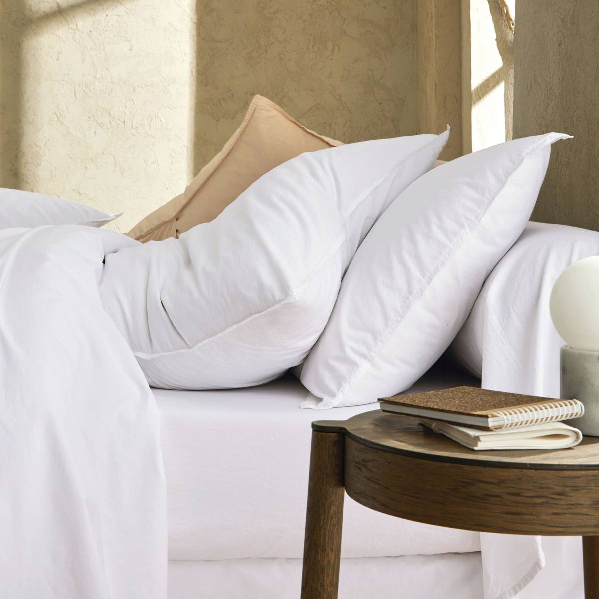Taie percale lavée Bohème Taie percale lavée Bohème