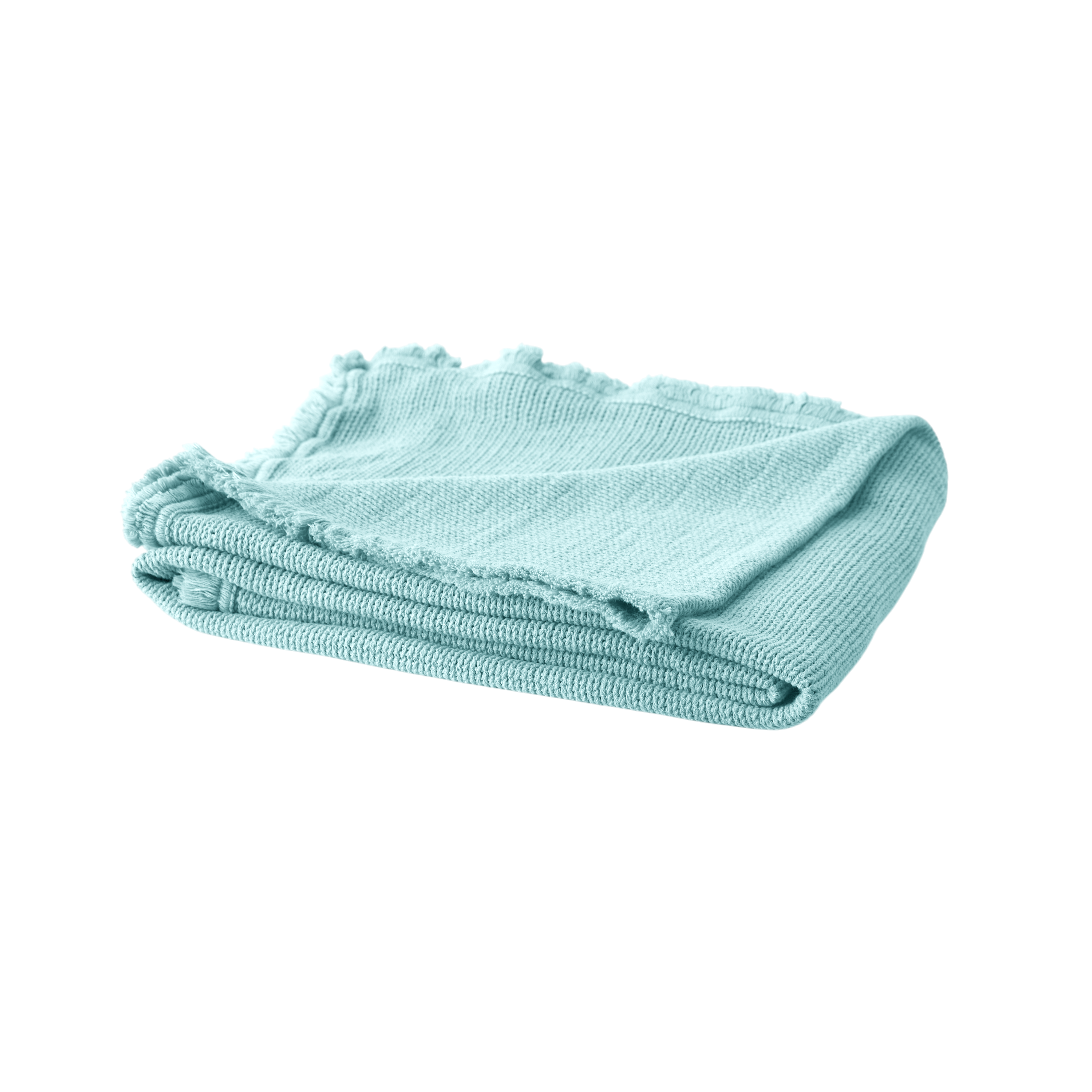 Plaid coton à franges Emilien