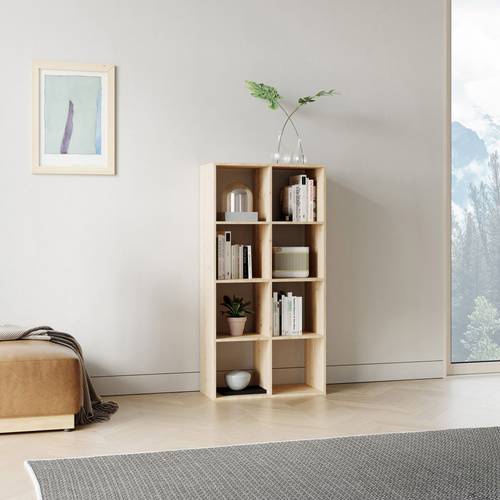 Etagère bois massif 8 cases Elio