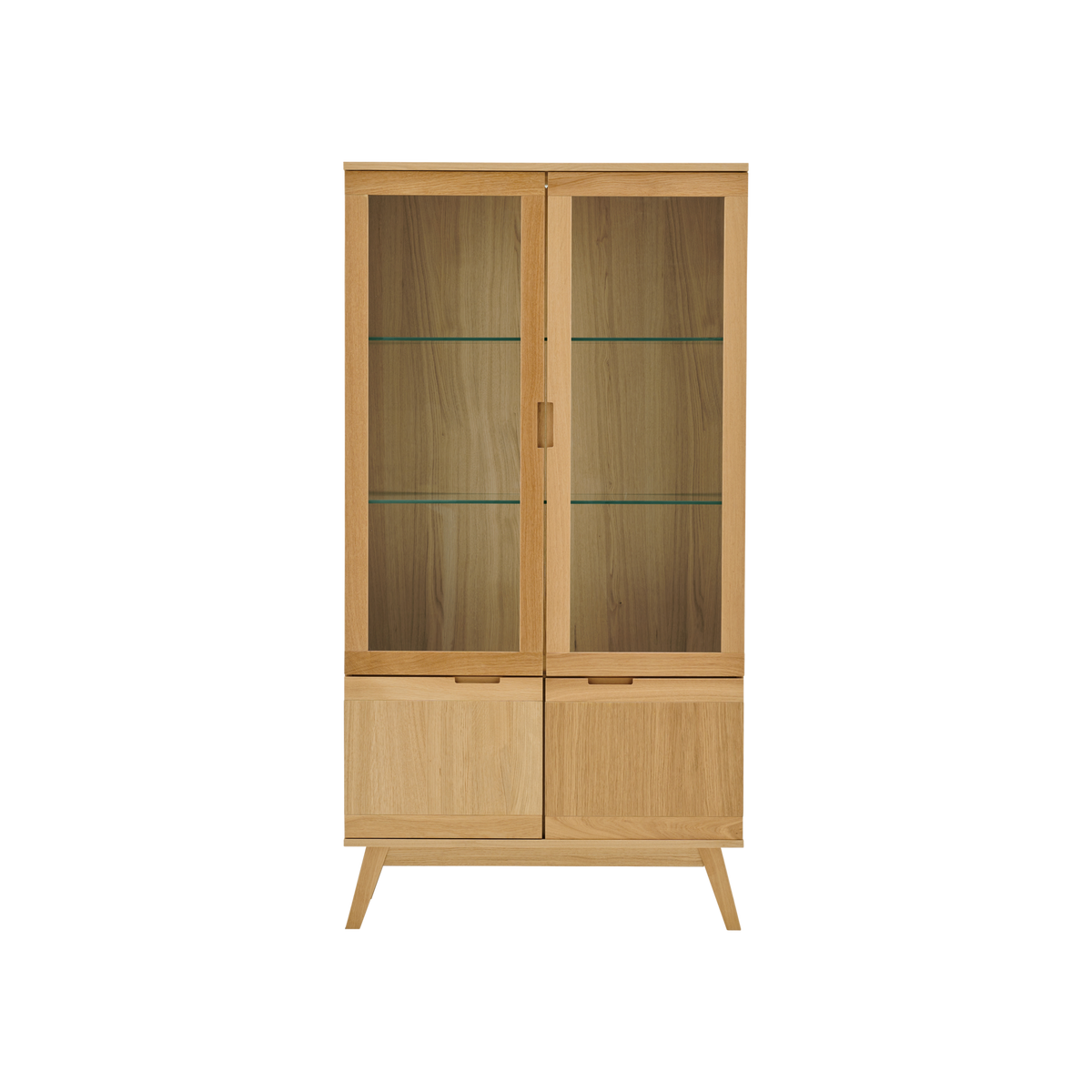 Meuble vitrine 4 portes bois Adèle Meuble vitrine 4 portes bois Adèle