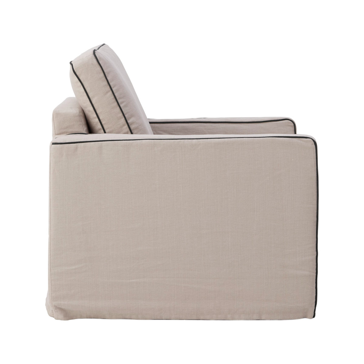 Fauteuil coton/lin déhoussable Margot Fauteuil coton/lin déhoussable Margot