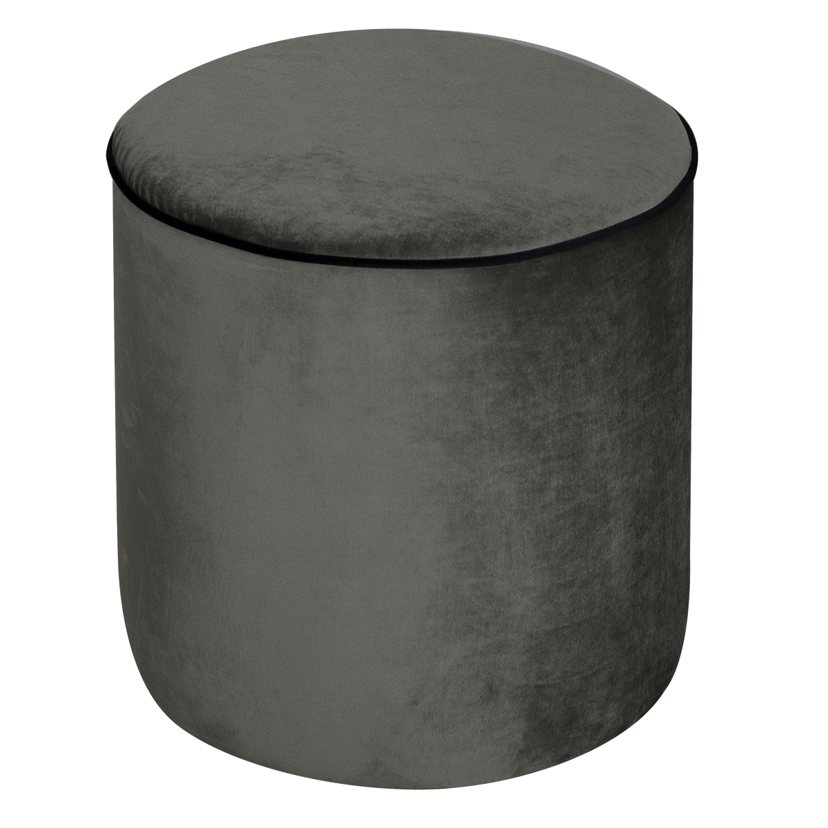 Pouf rond tissu velours Léo Pouf rond tissu velours Léo