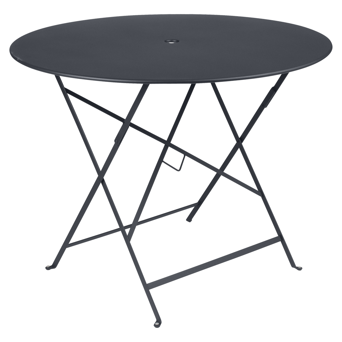 Table Ronde Pliante Ø96 cm Bistro en Acier
