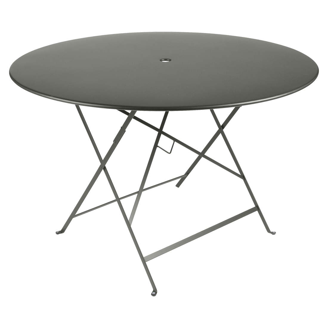 Table Ronde Pliante Ø117 cm Bistro en Acier