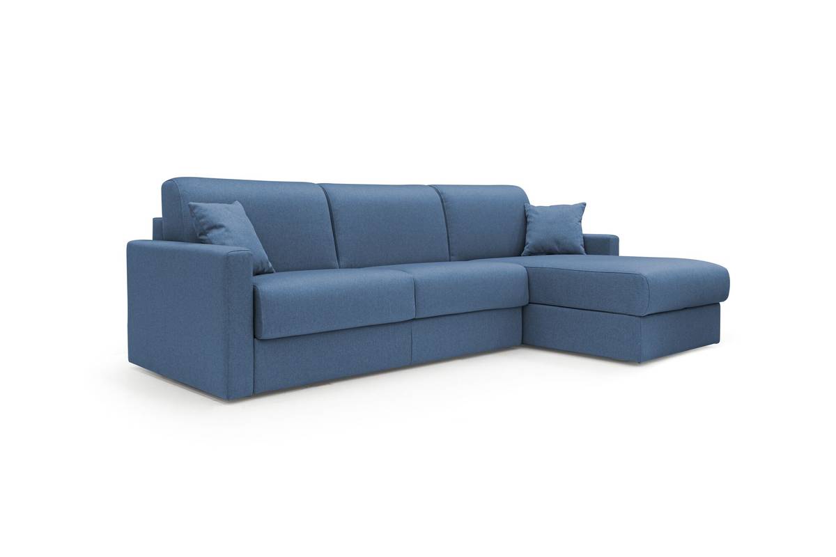 Canapé d'angle convertible et réversible tissu déhoussable Aubin Canapé d'angle convertible et réversible tissu déhoussable Aubin