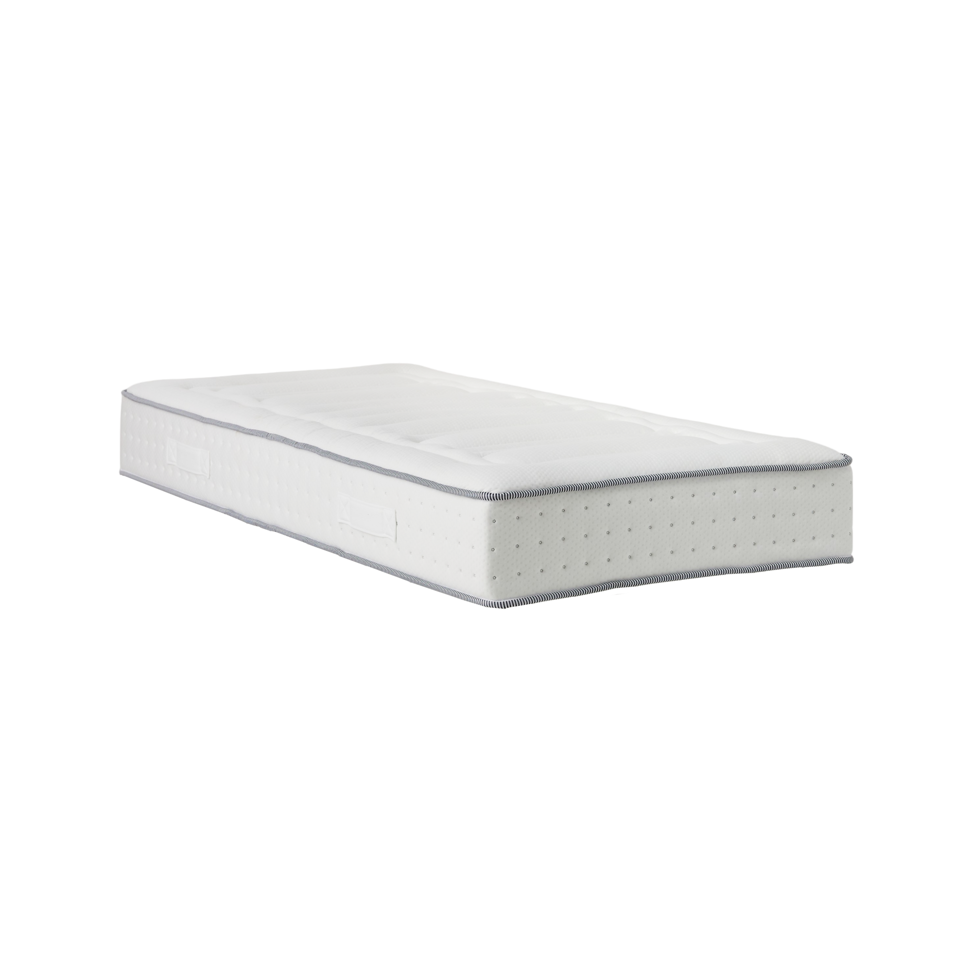 Des nuits paisibles, comme sur un nuage : c'est la promesse du matelas Enerst, Camif.Grâce à son garnissage en mousse à mémoire de forme et en ouate, il enveloppe votre corps pour un accueil tout en douceur.Son âme en mousse haute résilience de 55 kg/m² reconnue pour ses performances exceptionnelles assure un excellent soutien et une indépendance de couchage remarquable.Offrez-vous de douces nuits.