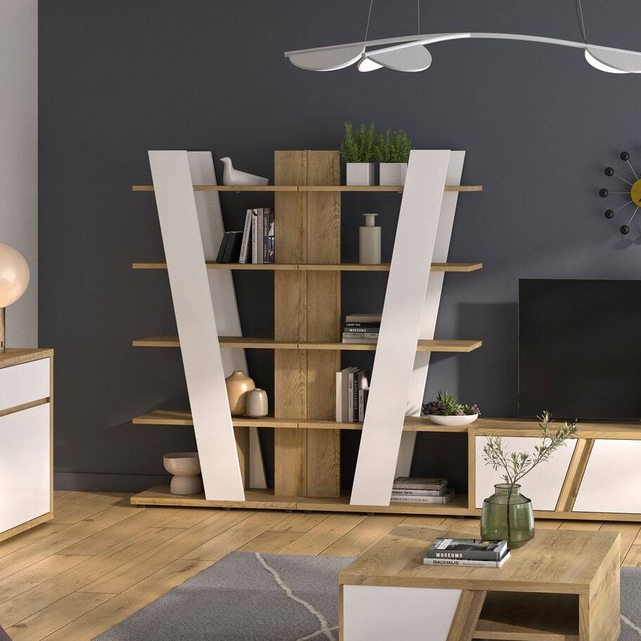 EtagèRe DéCor Bois Et Blanc Gustave-image