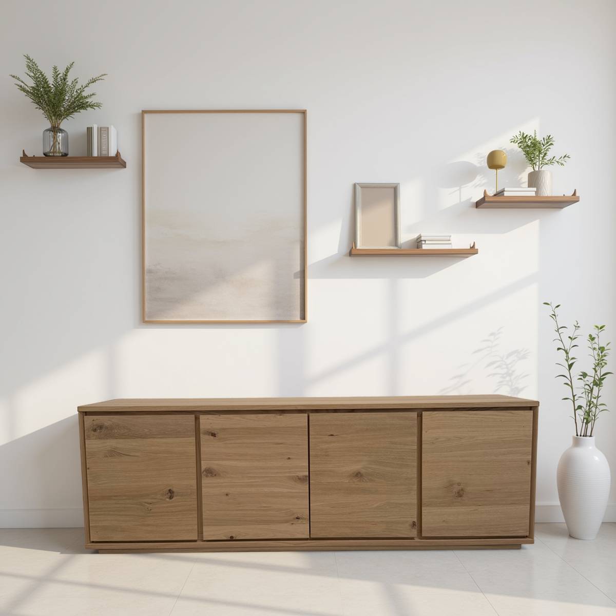 Buffet bois 4 portes Albin CAMIF - Seconde Chance Buffet bois 4 portes Albin CAMIF - Seconde Chance