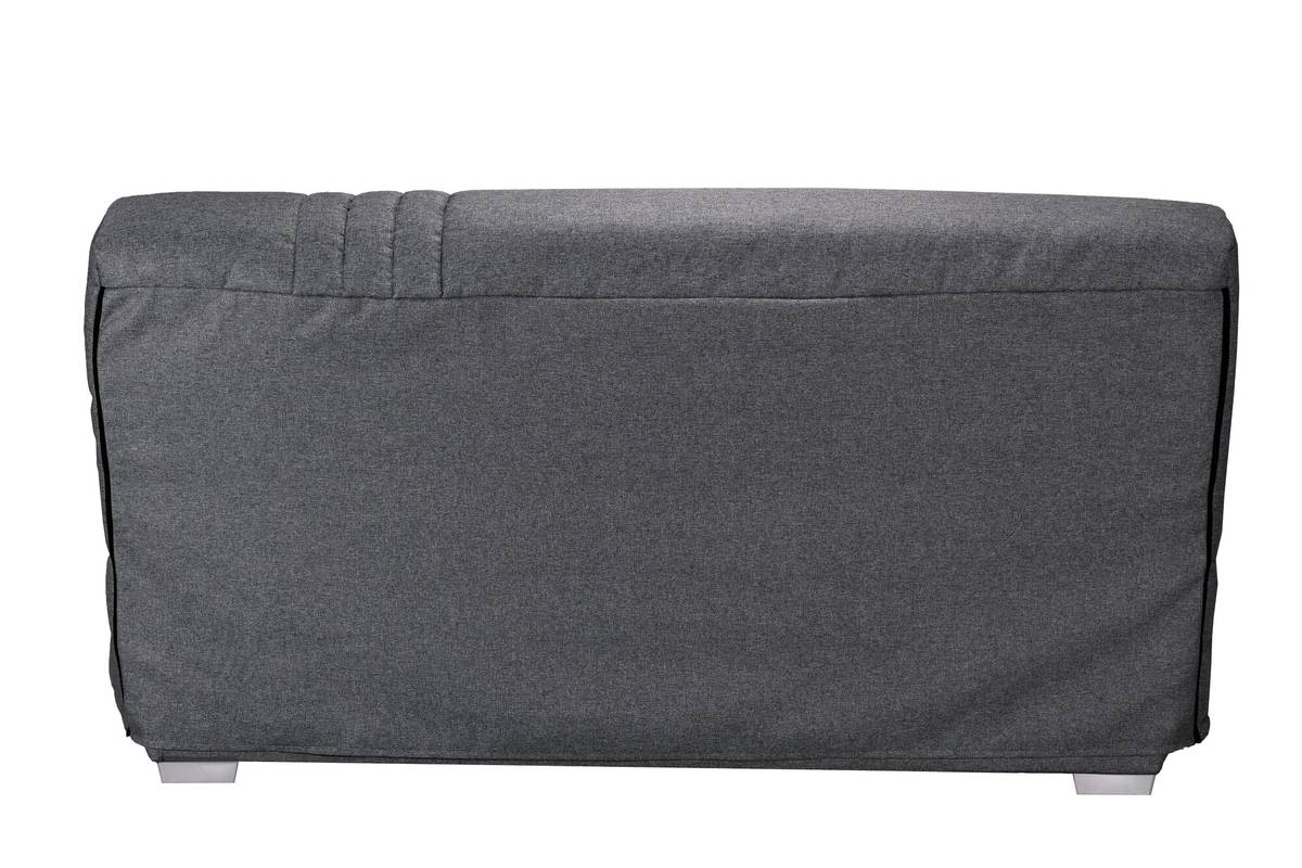 Canapé clic-clac tissu matelas 17 cm Genay Canapé clic-clac tissu matelas 17 cm Genay