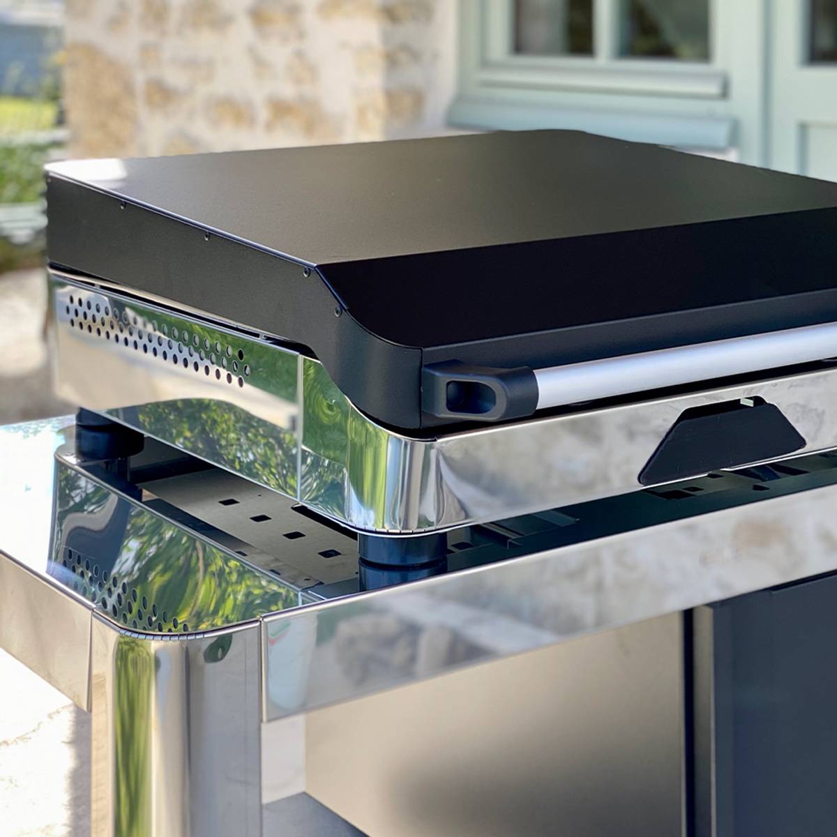 Couvercle Plancha Fusion 60 en Acier Noir Couvercle Plancha Fusion 60 en Acier Noir